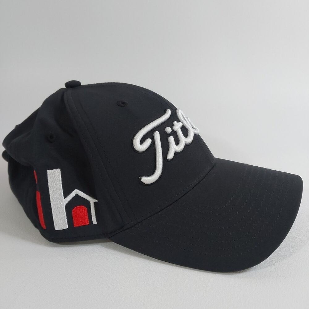 Titleist IH‎ Logo Golf Cap Hat Mens Adjustable Black Buckle